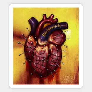 Hellbound Heart Sticker